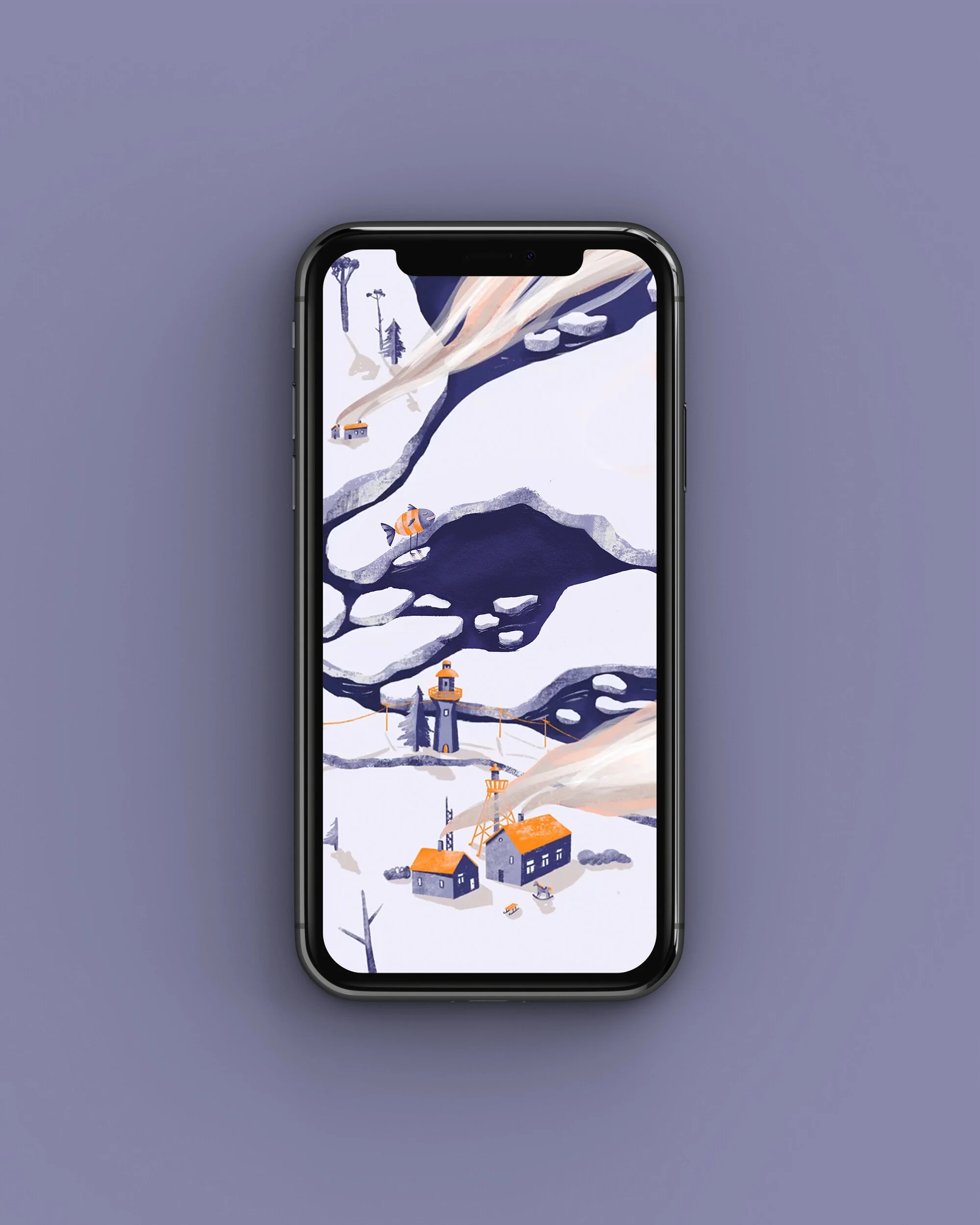 Christmas Land Wallpaper phone