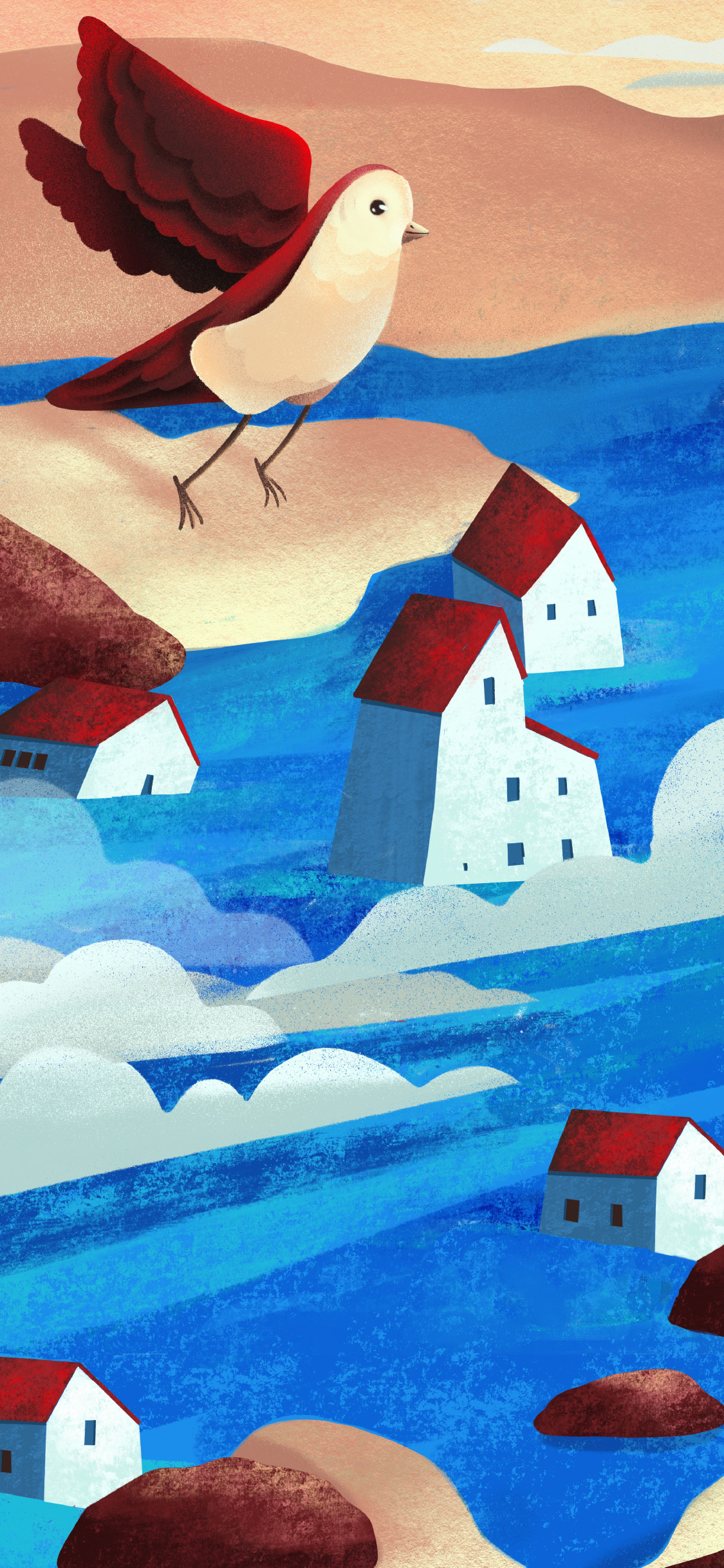 Flooded Village wallpaper