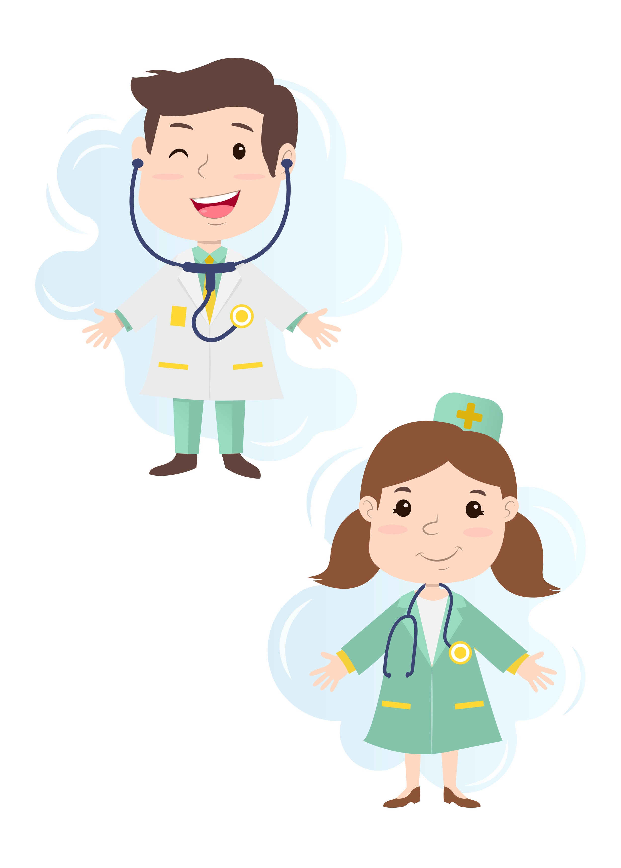 Character design for a private clinic image 2