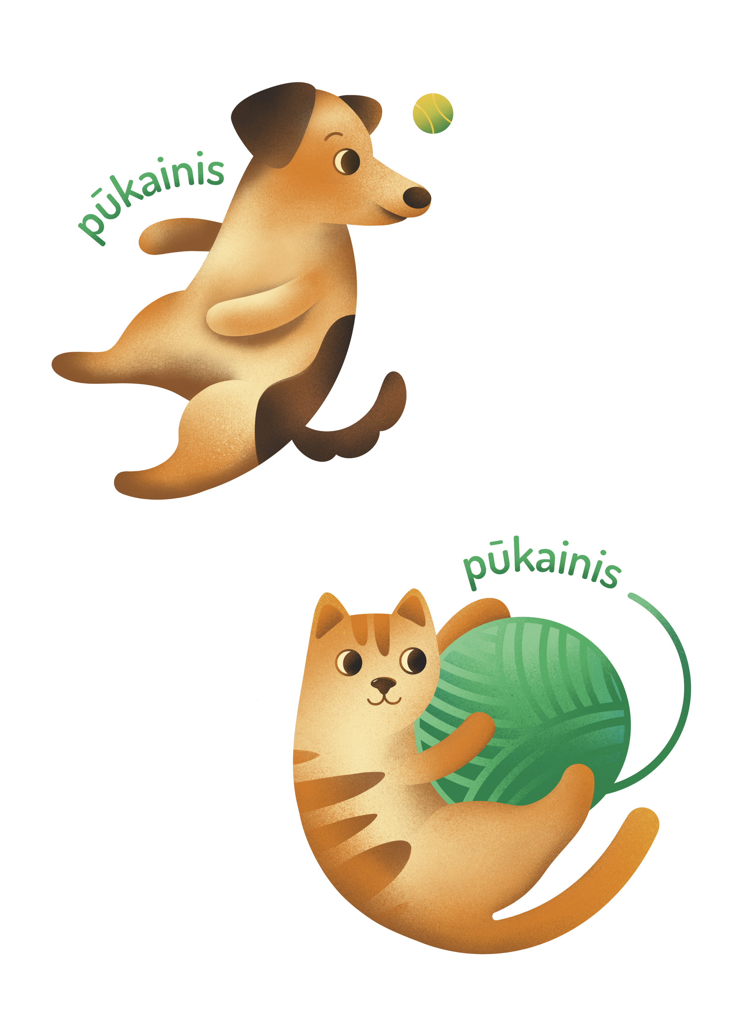 Kids illustration for Pūkainis 3
